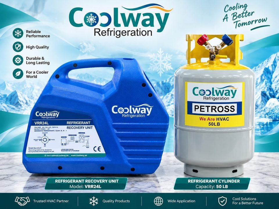 HVAC refrigerant cylinder