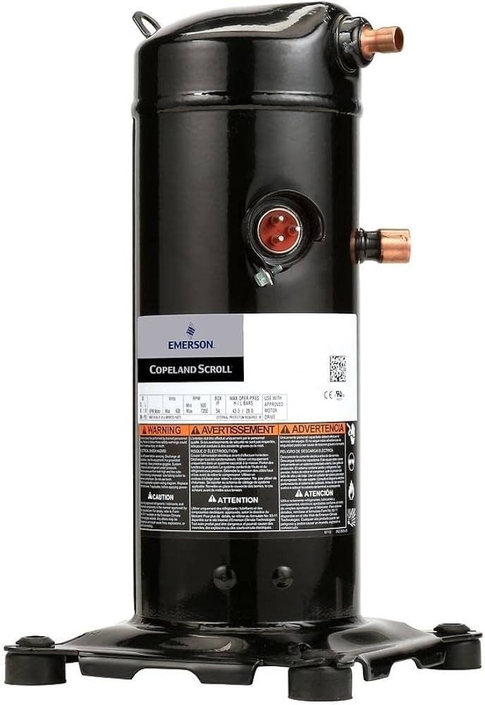 Emerson Copeland scroll compressor, the type typically used in split AC units